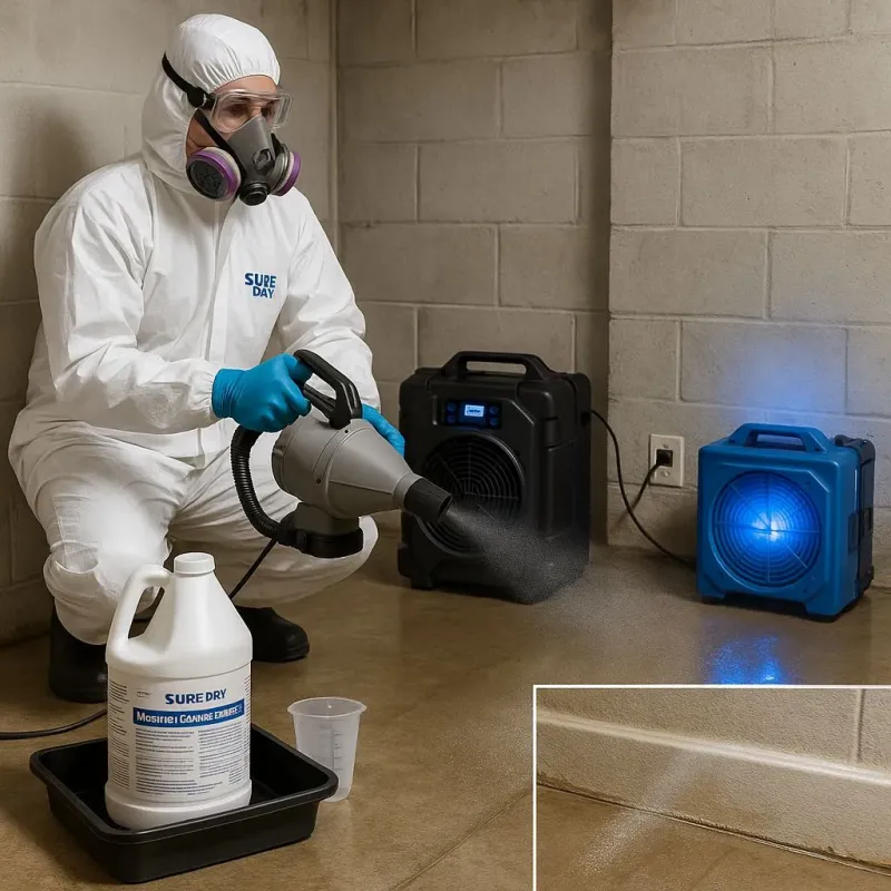 Sanitization and Odor Removal process in Dollar Bay, MI